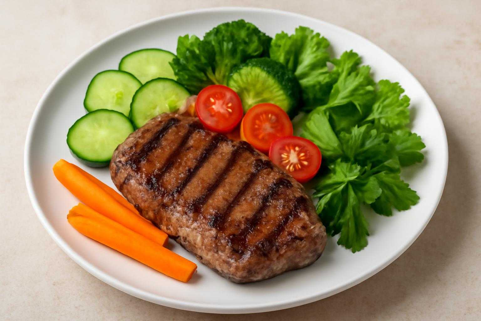 ホルモンを健康的に食べるコツを表現した調理シーン