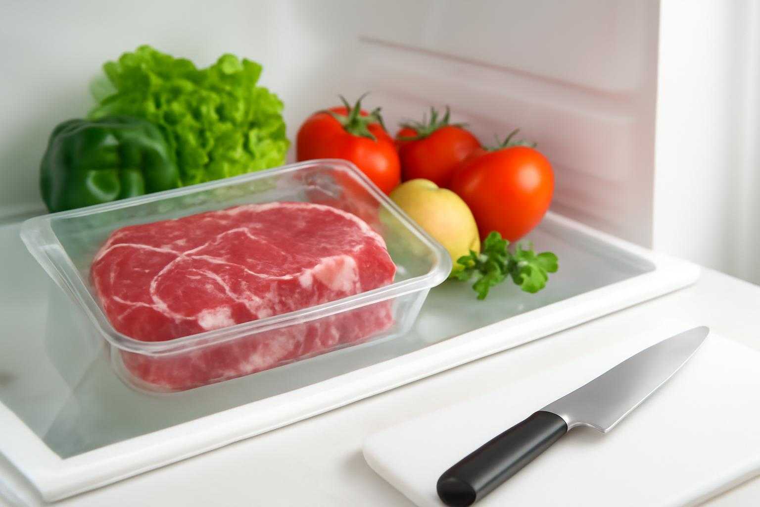 冷蔵庫での牛肉の正しい保存方法と調理前の下準備
